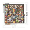 Diamond Painting-DIY Full Round Drill Coffee(40*40 CM)