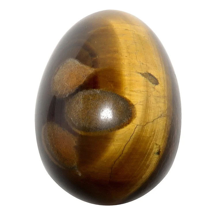 Easter Tiger Eye Golden Success Crystal Egg