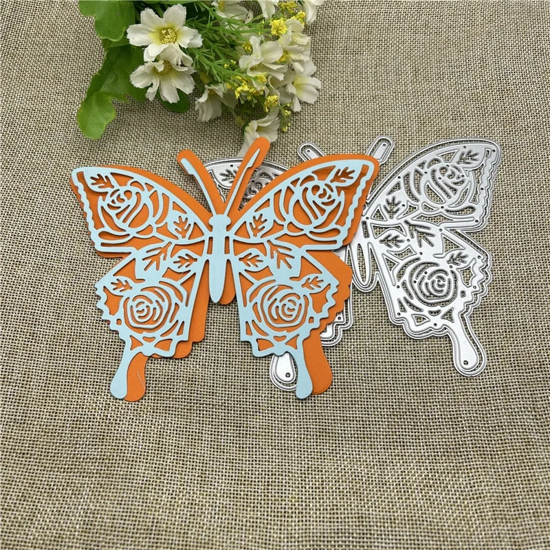 Big Butterfly Metal Cutting Dies Stencils For DIY Scrapbooking Decorative Embossing Handcraft Template