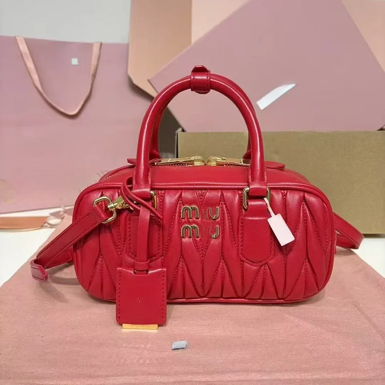 Fashionable Women's Crossbody Bag Summer Small Design Single Shoulder Handheld Pleated Small Square Bag Soft Style 