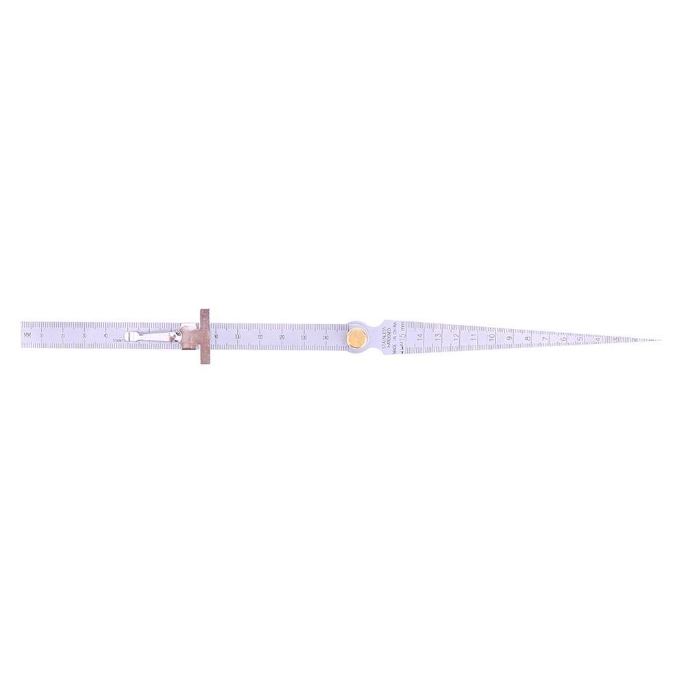 

2pcs Stainless Steel Taper Welding Feeler Gauge Gage Depth Ruler Gap Hole, 501 Original