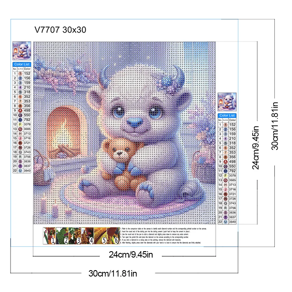 Diamond Painting - Full Round Drill - Yak(Canvas|30*30cm)