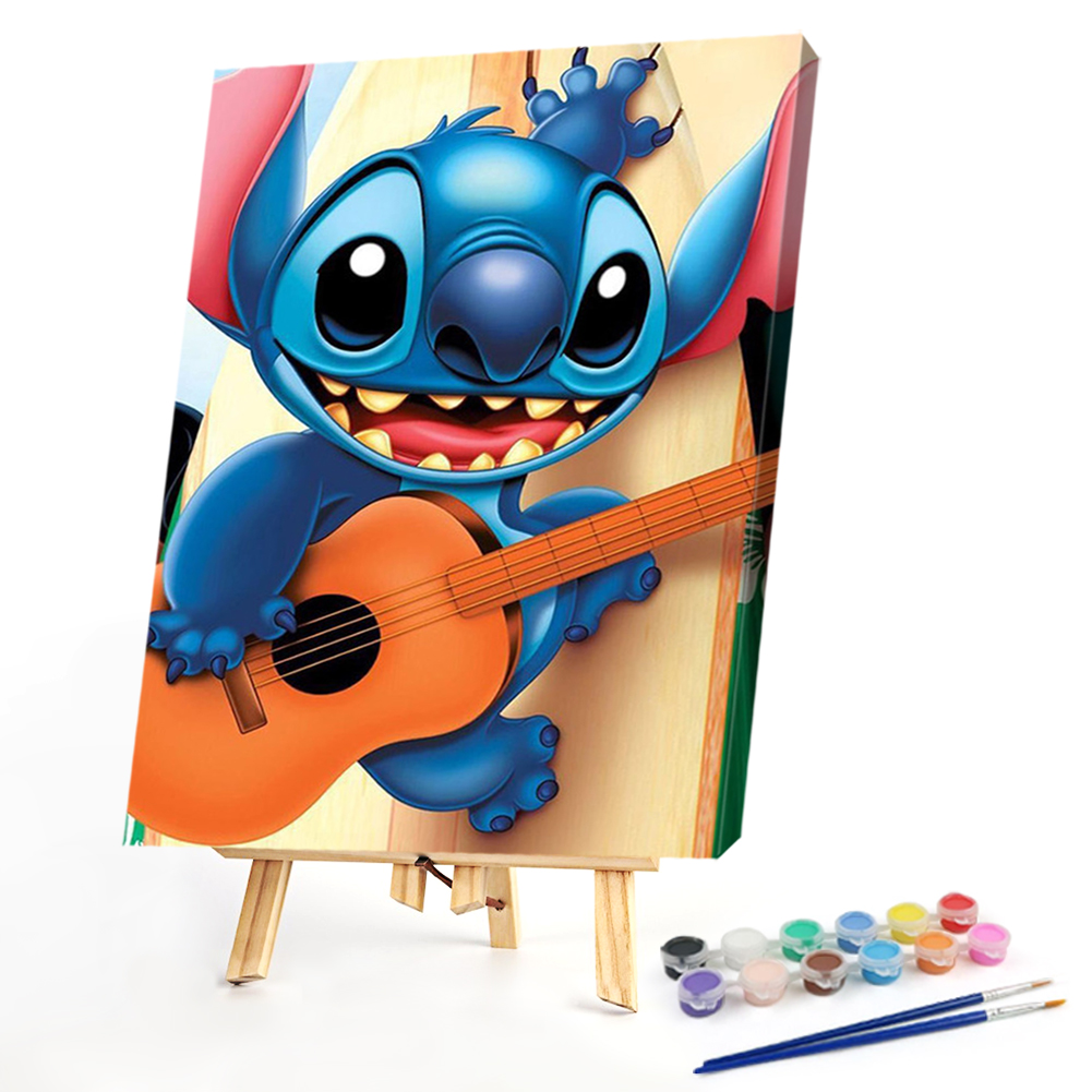 

40*50CM - Paint By Numbers - Cartoon Stitch, 501 Original