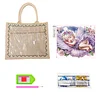 DIY Diamond Painting Baby Linen Waterproof Handbag Shopping Storage Bag Totes Kit