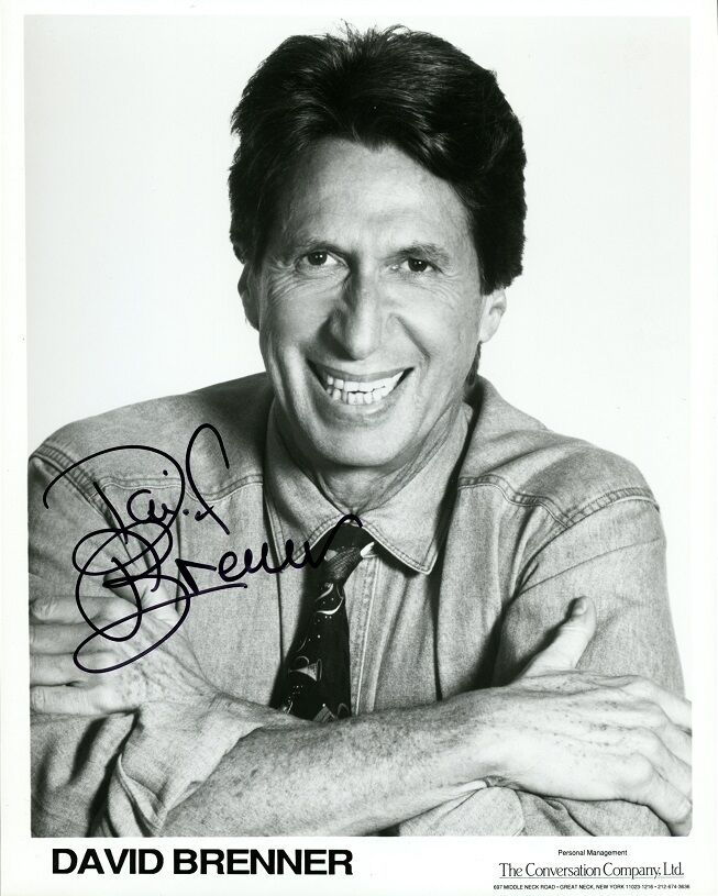 Comedian DAVID BRENNER Signed Photo Poster painting