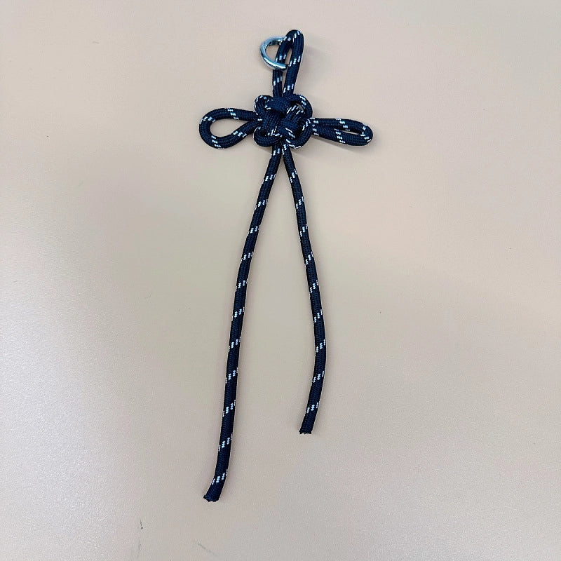 Miu Series Chinese Knot Bag Pendant Lanyard Pendant Hand-Woven Pendant Mobile Phone Lanyard Keychain Ornament Gifts Gift