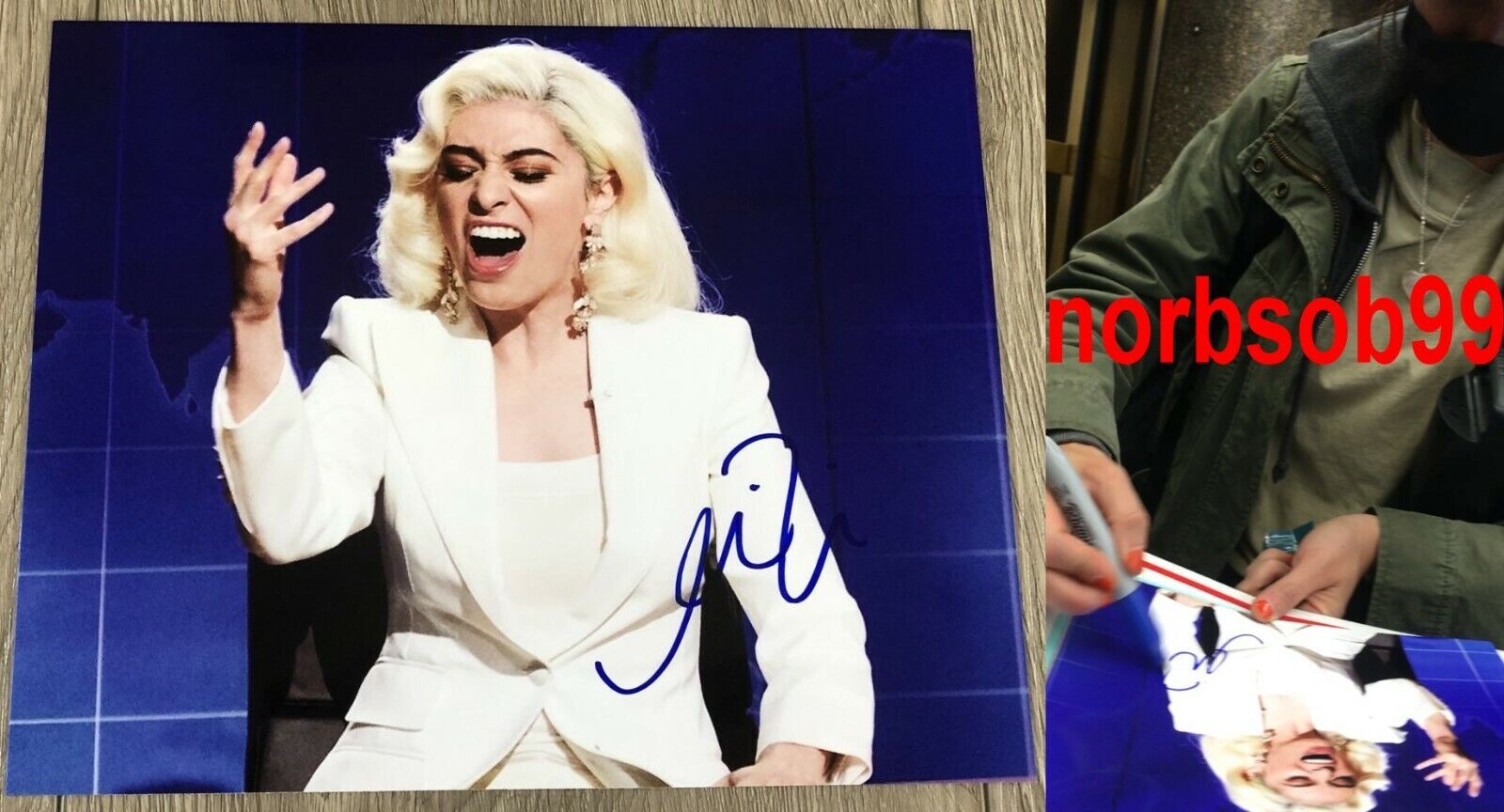 MELISSA VILLASENOR SIGNED SATURDAY NIGHT LIVE SNL 8x10 Photo Poster painting A w/EXACT PROOF