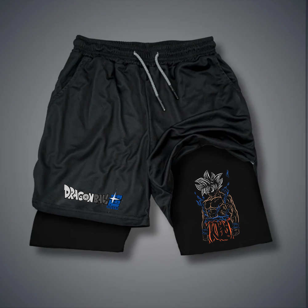 Casual Animation Design Print Shorts