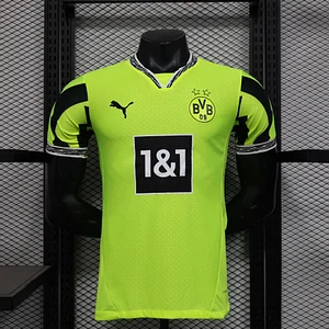 2025/2026 Player Version Dortmund Special Edition Fluorescent green Football Shirt 1:1 Thai Quality