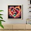 Cartoon-2 Full 14CT DIY Stamped Cross Stitch Kits Needlework Embroidery Kit 11.81x11.81inch Cross Stitch Art and Crafts Kits for Beginners Adults Home Decor