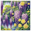 Diamond Painting-DIY Crystal Rhinestone Wisteria