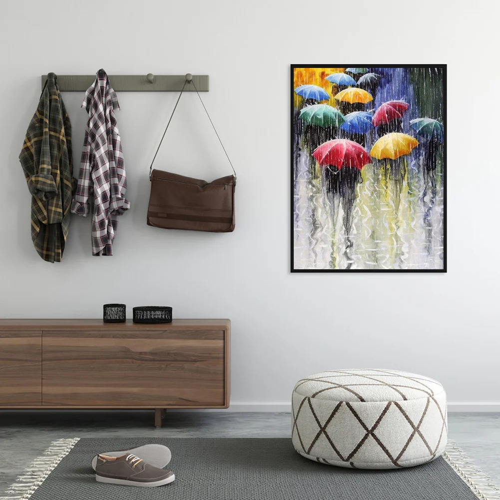 Rain Street - Paint By Number(40*50cm)