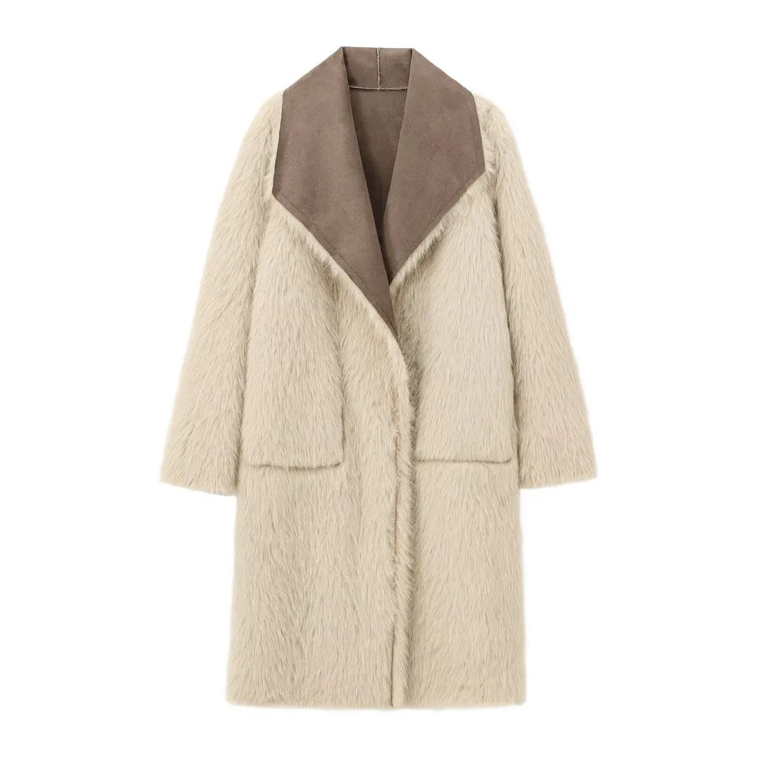 Nigikala Nigikala Women's Clothing Temperament Long And Long-Wearing Fur Coat 6318262