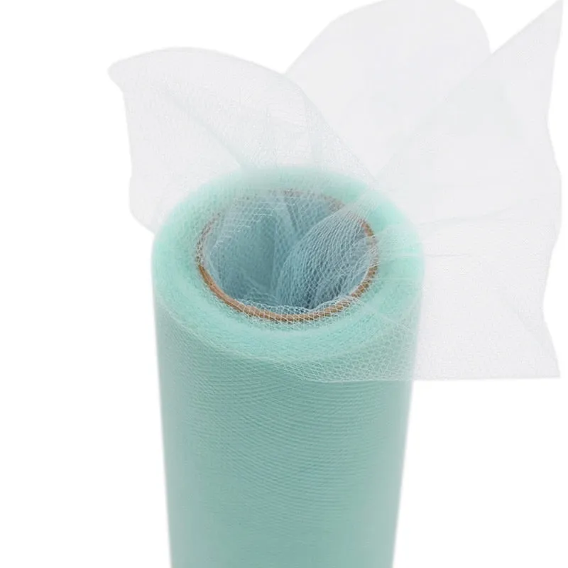 Tulle Roll 15cm 25Yards Roll Fabric Spool Tutu Party Baby Shower Birthday Gift Wrap Wedding Decoration Christmas Event Supplies