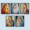 Lady of Religion Full DIY 5D Round Drill Gem Art Diamond Painting Kits 40x50cm for Adults/Beginners Gift Idea Home Decor