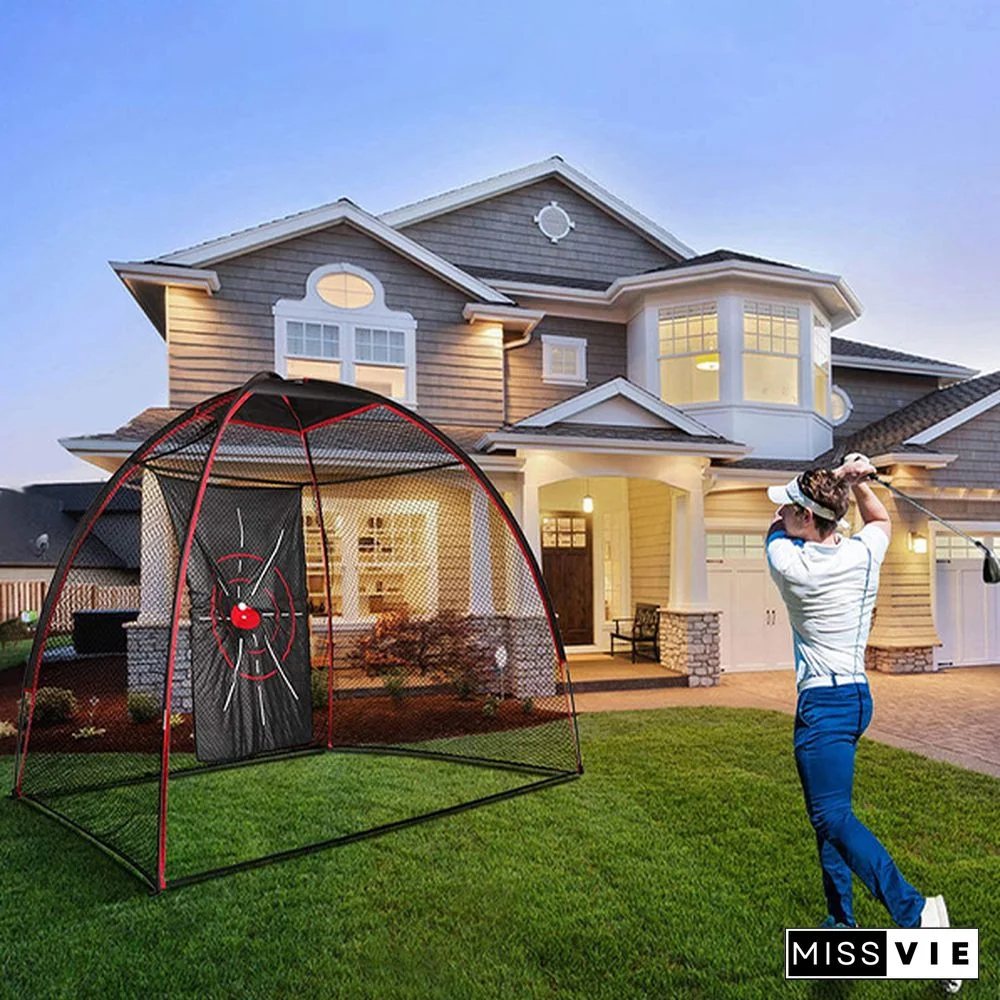 Golf batting cage,golf tent net, golf batting cage, golf swing/cutting practice net, golf goal net, indoor and outdoor golf swing trainer