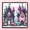 Halloween Hut-11CT Stamped Cross Stitch 40*40cm/15.75*15.75in
