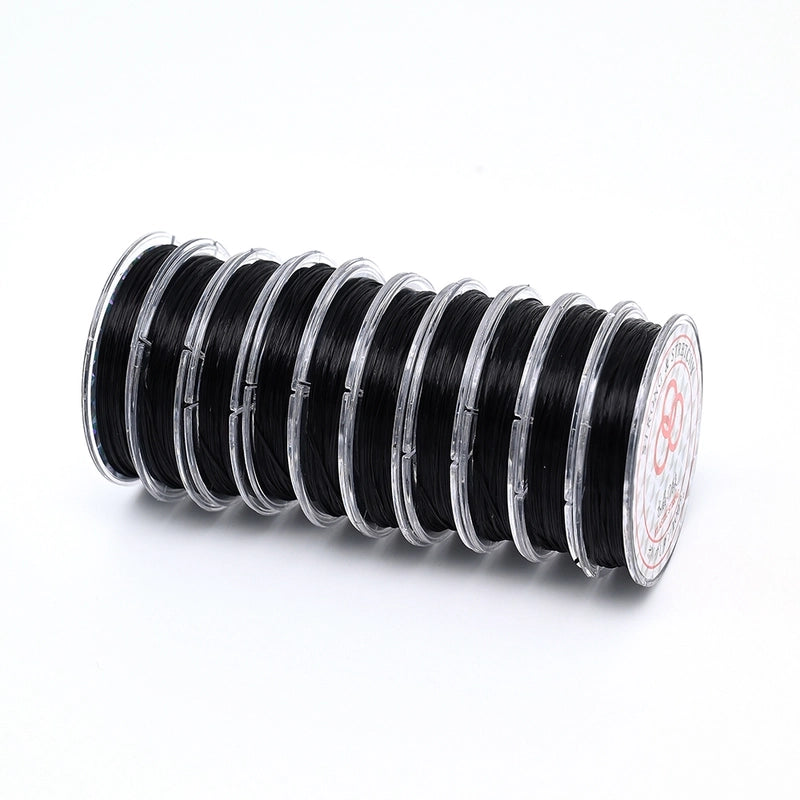 10 Rolls/Package Spandex Wire Diameter: 0.8mm Jewelry Accessories