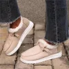 Warm Fleece Slip On Loafer Sneakers, Low Top Slip-On Shoes, Lightweight & Comfortable Walking Shoes, Women's Footwear(🎁Christmas Hot Sale🎁)