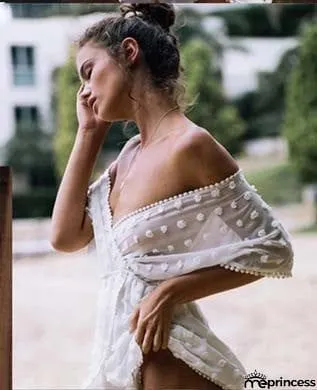 Deep V Neck Chiffon Romper with Belt