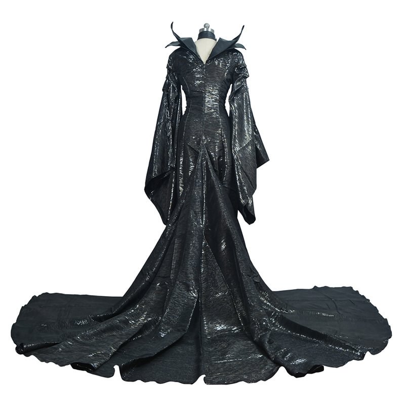 Movie disney girls womens Maleficent adult halloween mistress of evil Cosplay Costume outfit fancy dress