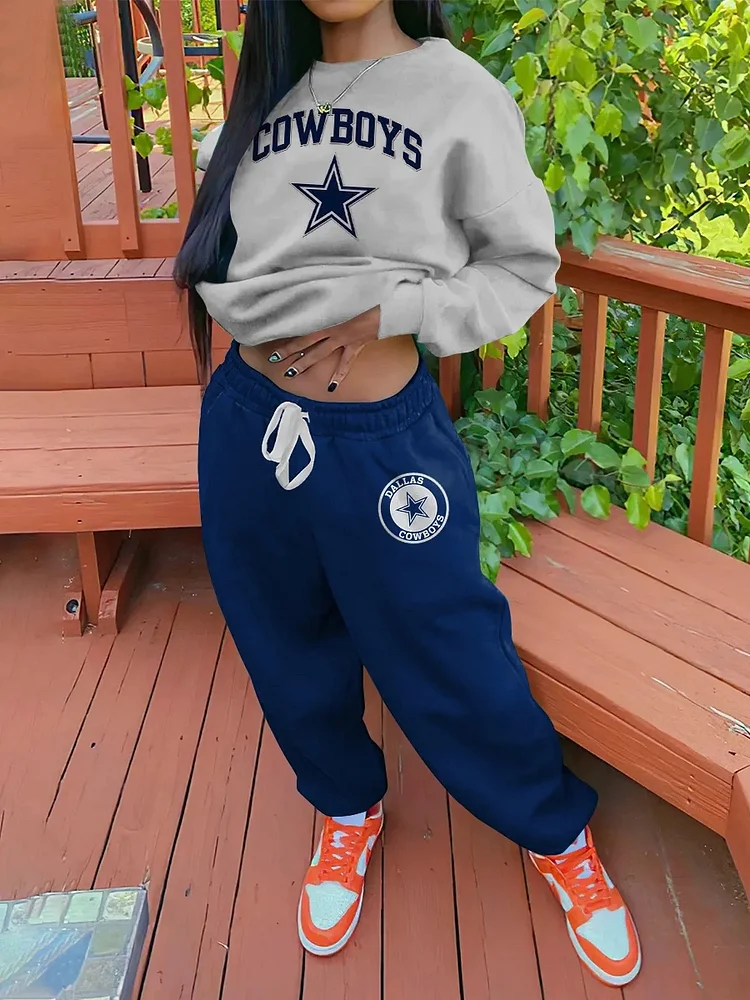 Dallas Cowboys Sportswear Crewneck Sweatshirt Suit