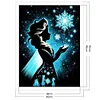 (Counted/Stamped) 11CT Cross Stitch - Girl And Snowflakes 40*50cm/15.7x19.7in