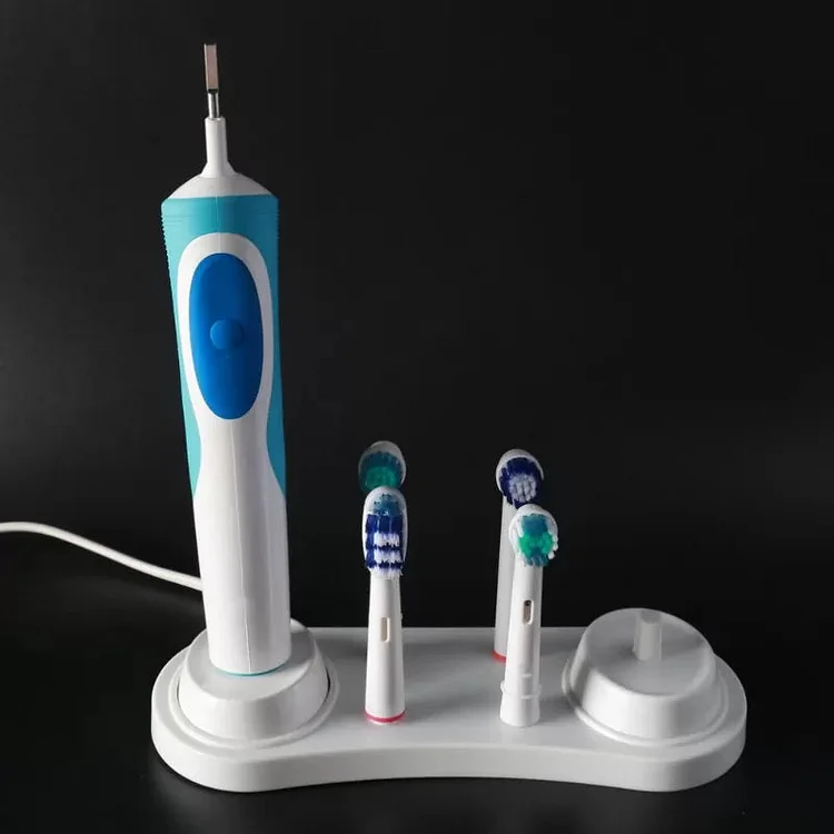 Exclusive electric toothbrush holder for bathroom: stable base to easily store your dental cleaning tools