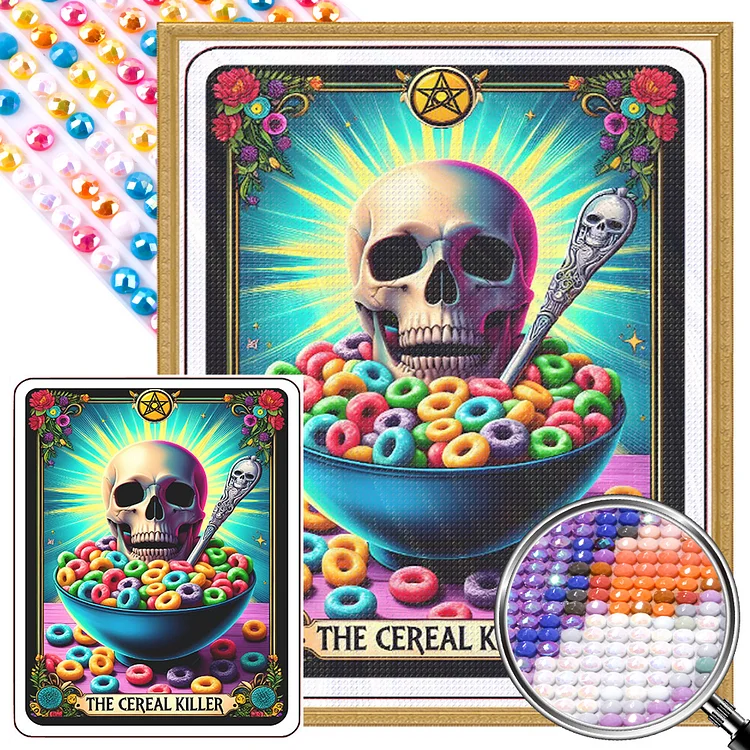 Cereal Killer 40*50CM (Canvas) Full AB Round Drill Diamond Painting gbfke