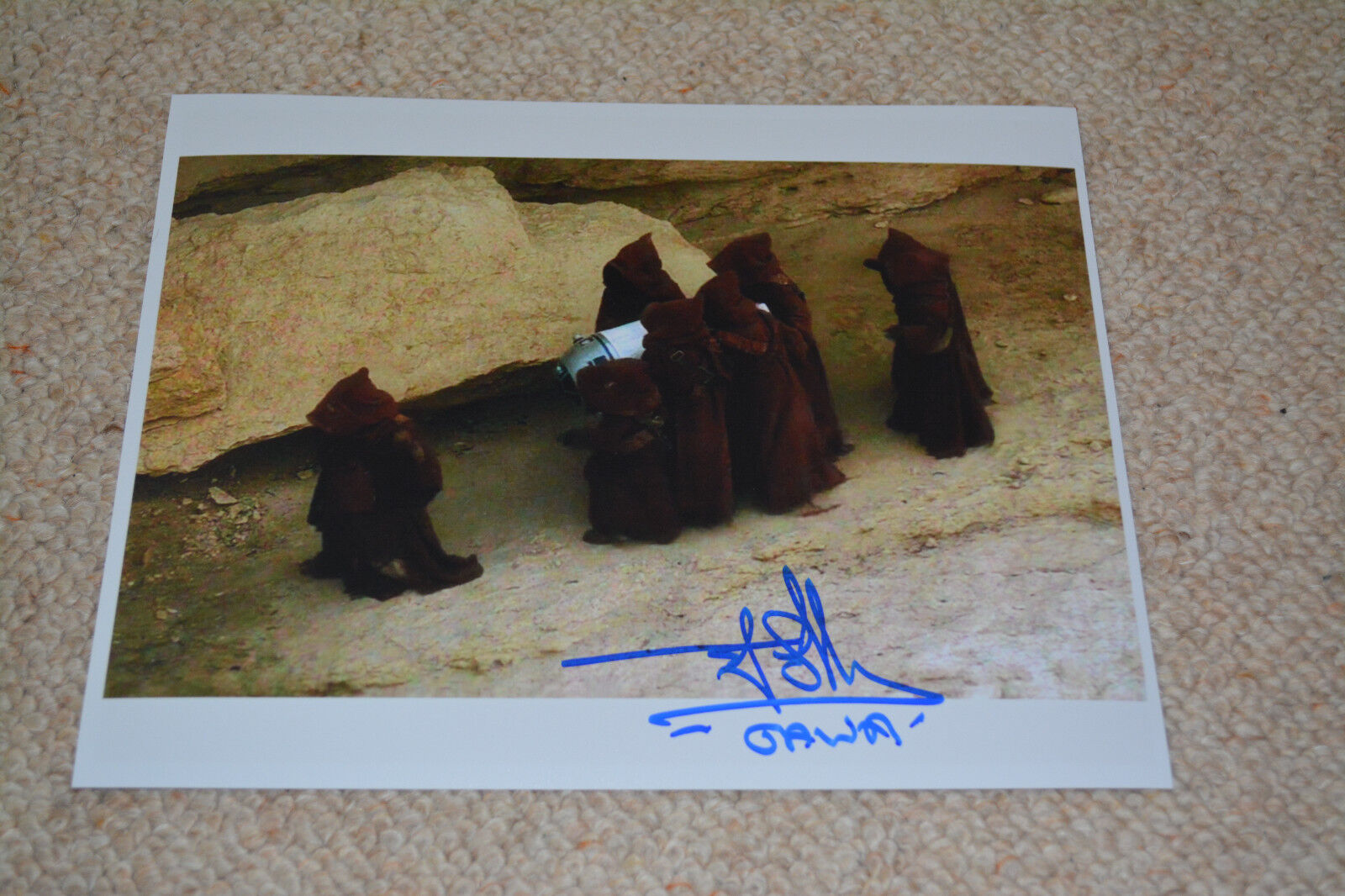 RUSTY GOFFE signed autograph In Person 8x10 20x25 cm STAR WARS JAWA