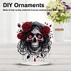 Dark Skull DIY Double-Sided Desktop Ornaments Diamond Art Kits