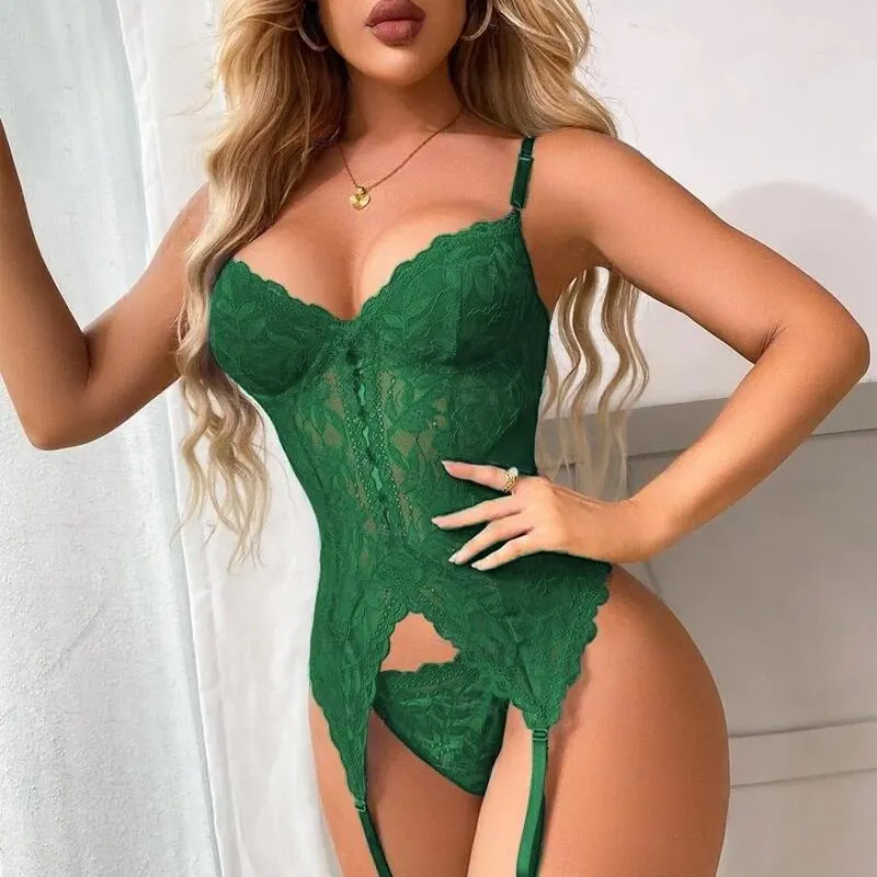 Churchf Hot Sexy Women's Lace Lace Lingerie Suit
