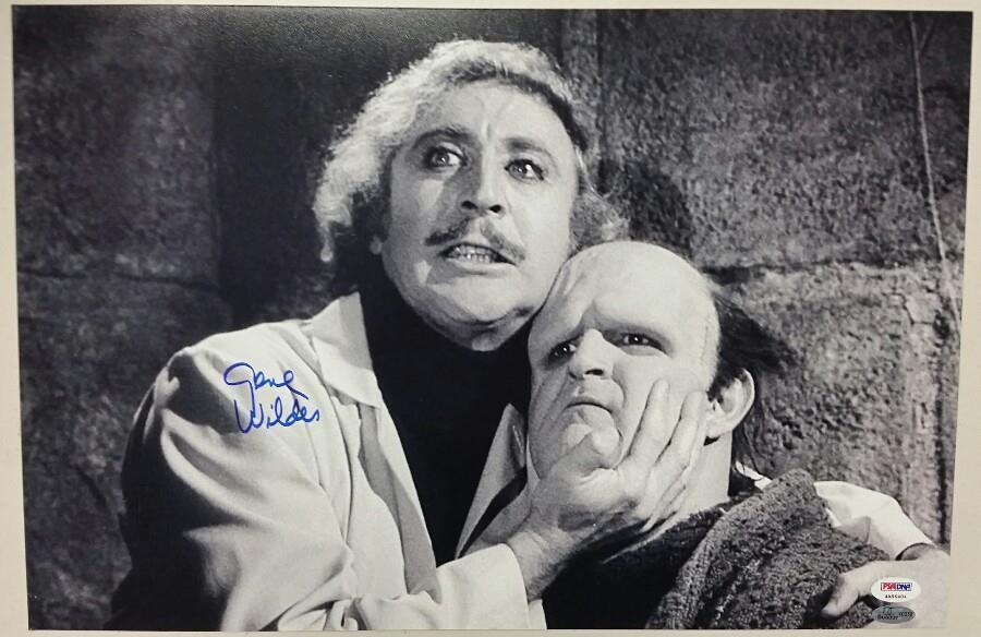 GENE WILDER Signed Young Frankenstein 12x18 Photo Poster painting #2 Autograph w/ PSA/DNA COA