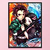 Demon Slayer - 11CT Stamped Cross Stitch - 40*56cm