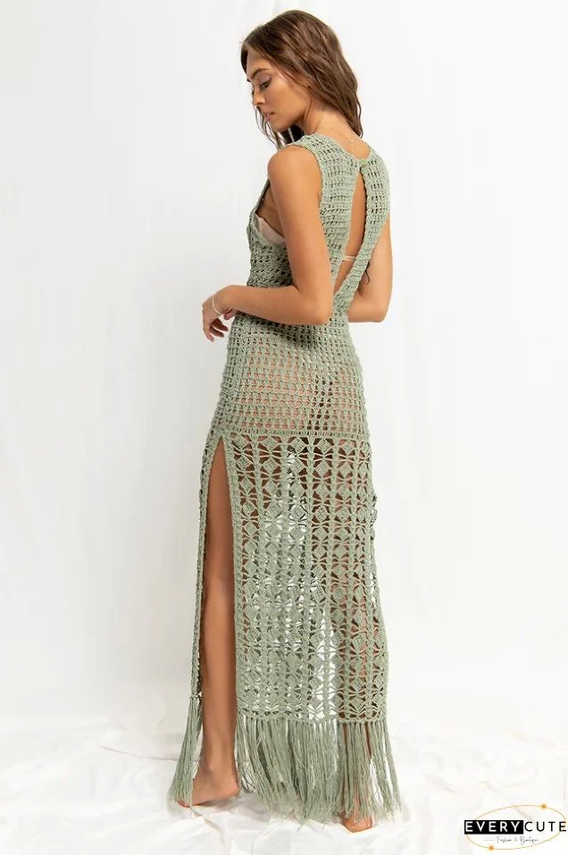 Crochet High Stylish Neck Cover Up