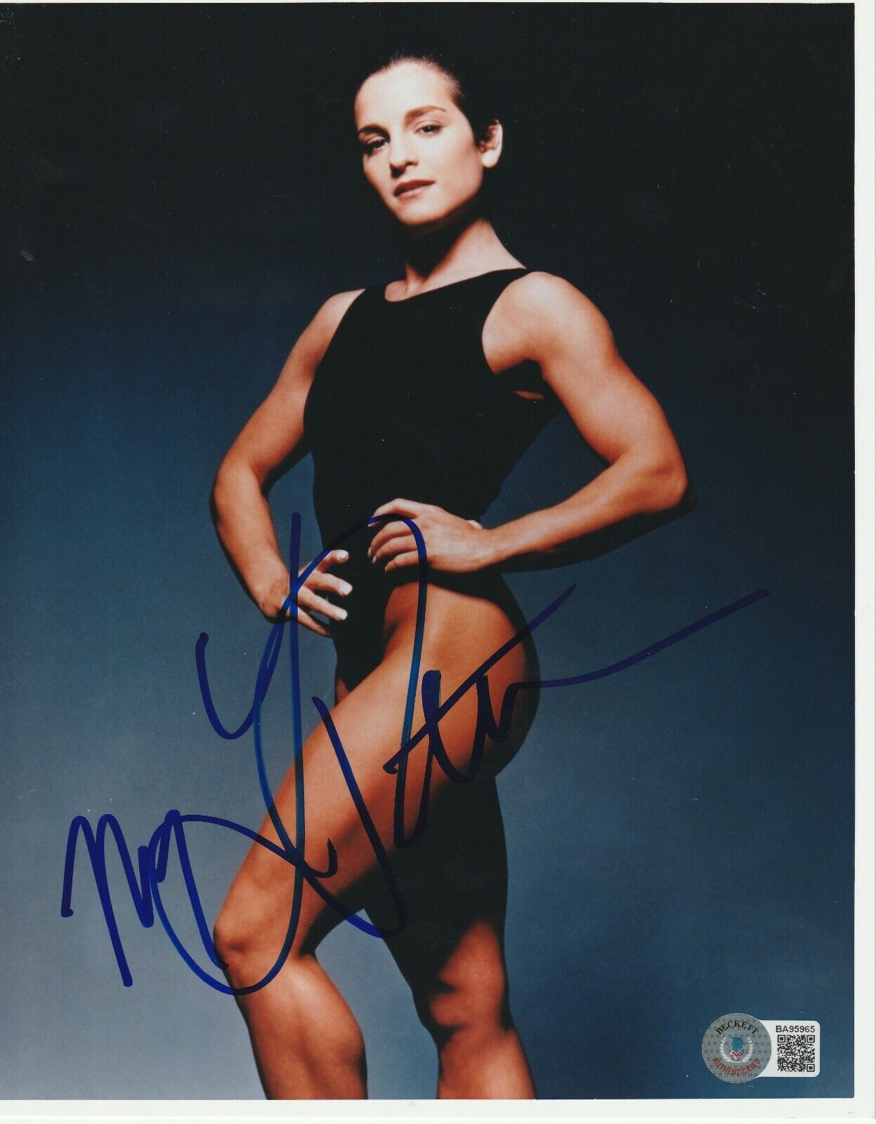 MARY LOU RETTON Signed OLYMPICS 8x10 Photo Poster painting with Beckett COA