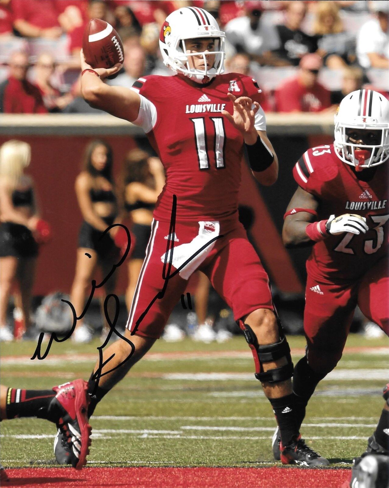 WILL GARDNER HAND SIGNED LOUISVILLE CARDINALS 8X10 Photo Poster painting W/COA