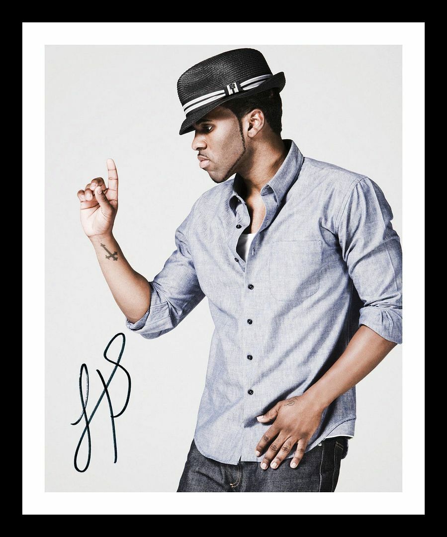 Jason Derulo Autograph Signed & Framed Photo Poster painting