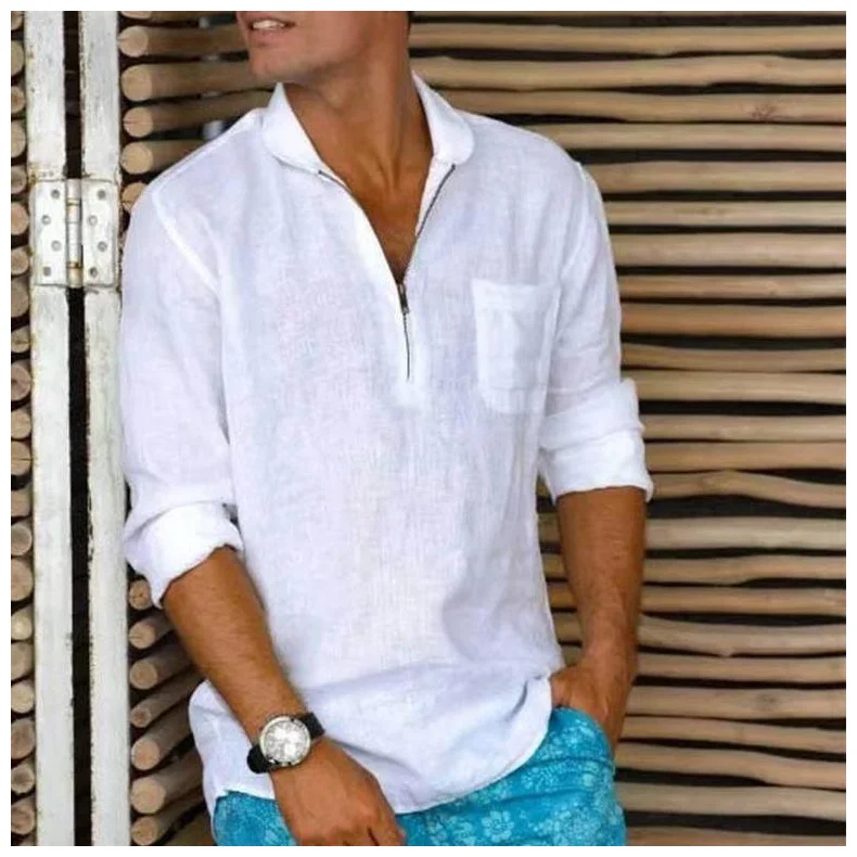 Men's thin cotton shirt