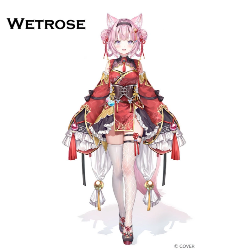 [Deposit Poll] Wetrose Hololive JP Vtuber Hakui Koyori Cheongsam Cosplay Costume