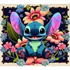 Stitch-Peinture au Diamant Ronde Compl&egrave;te-45*40CM