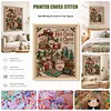 Cocoa Cheer DIY 11CT 3 Strand Stamped Cross Stitch Kit for Adults 40x50cm tapestrymarket