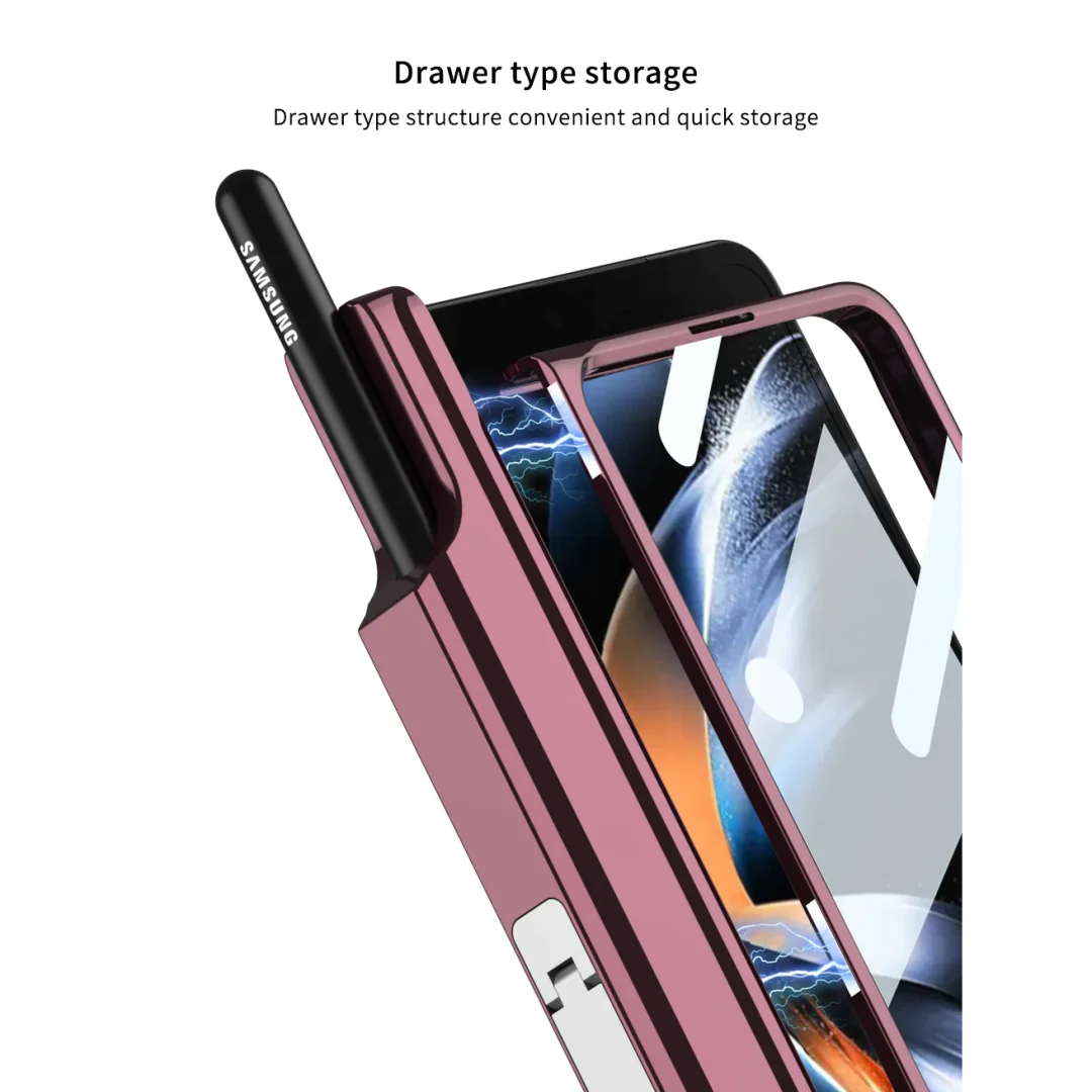 Applicable To For Samsung Wireless Magnetic Phantom Pen Holder Mobile Phone Case