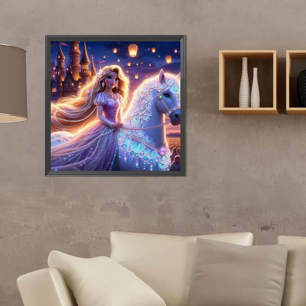 Diamond Painting - Full Round Drill - Princess Rapunzel(Canvas|40*40cm)