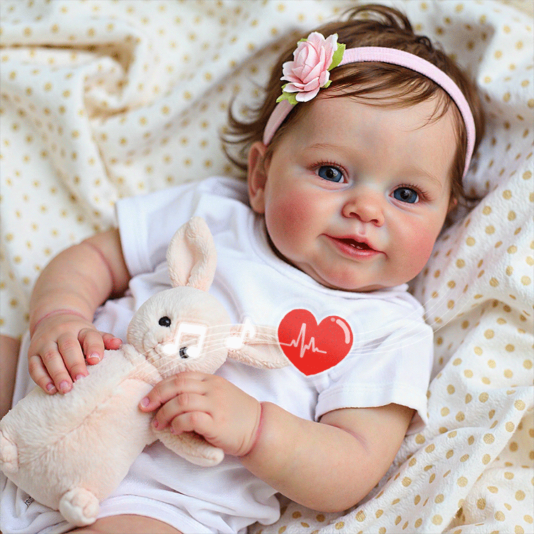 [New] 20" Reborn Toddler Realistic Baby Doll Girl Kikail with Chubby Lifelike Face Rebornartdoll® RSAW-Rebornartdoll®