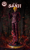 1/6 Scale Fightning on Onigashima Vinsmoke Sanji with LED - ONE PIECE Resin Statue - SURGE Studios [In Stock]