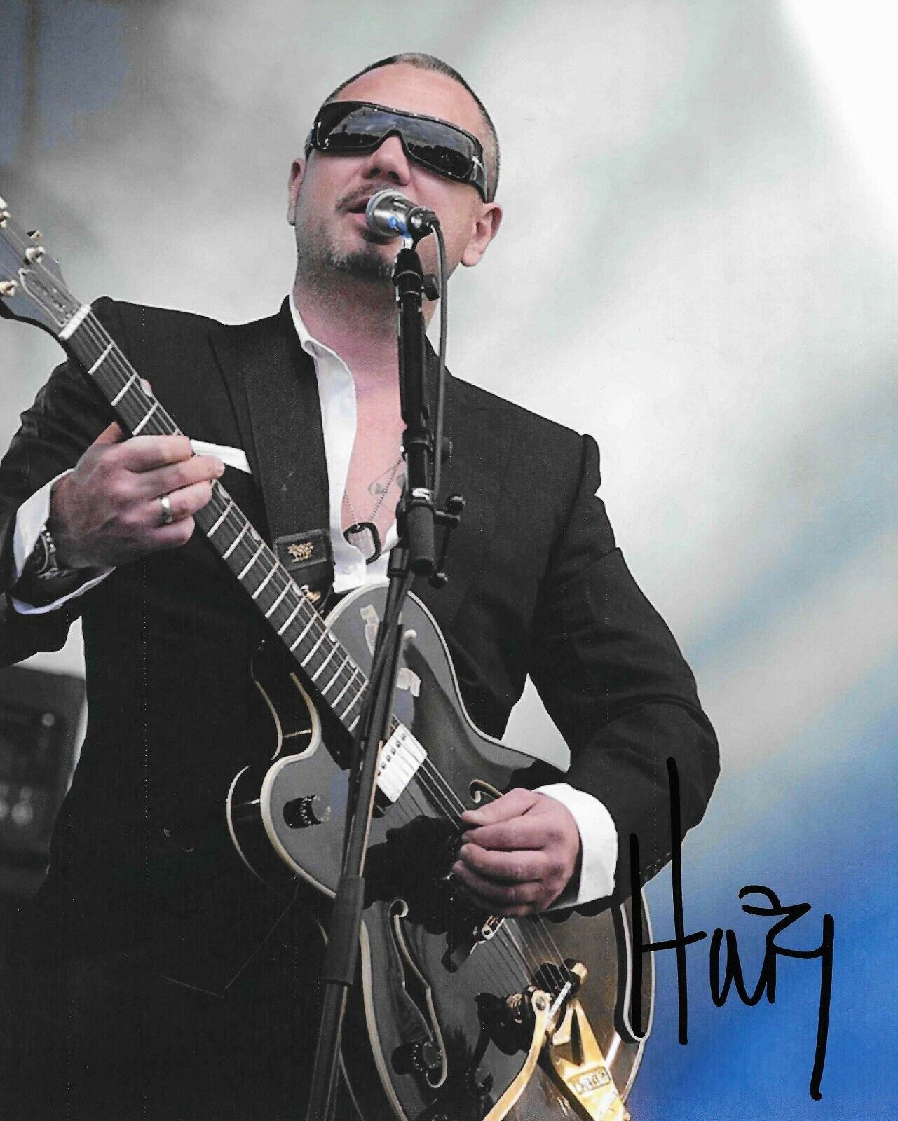 Huey Morgan autograph - signed Photo Poster painting - Fun Lovin Criminals