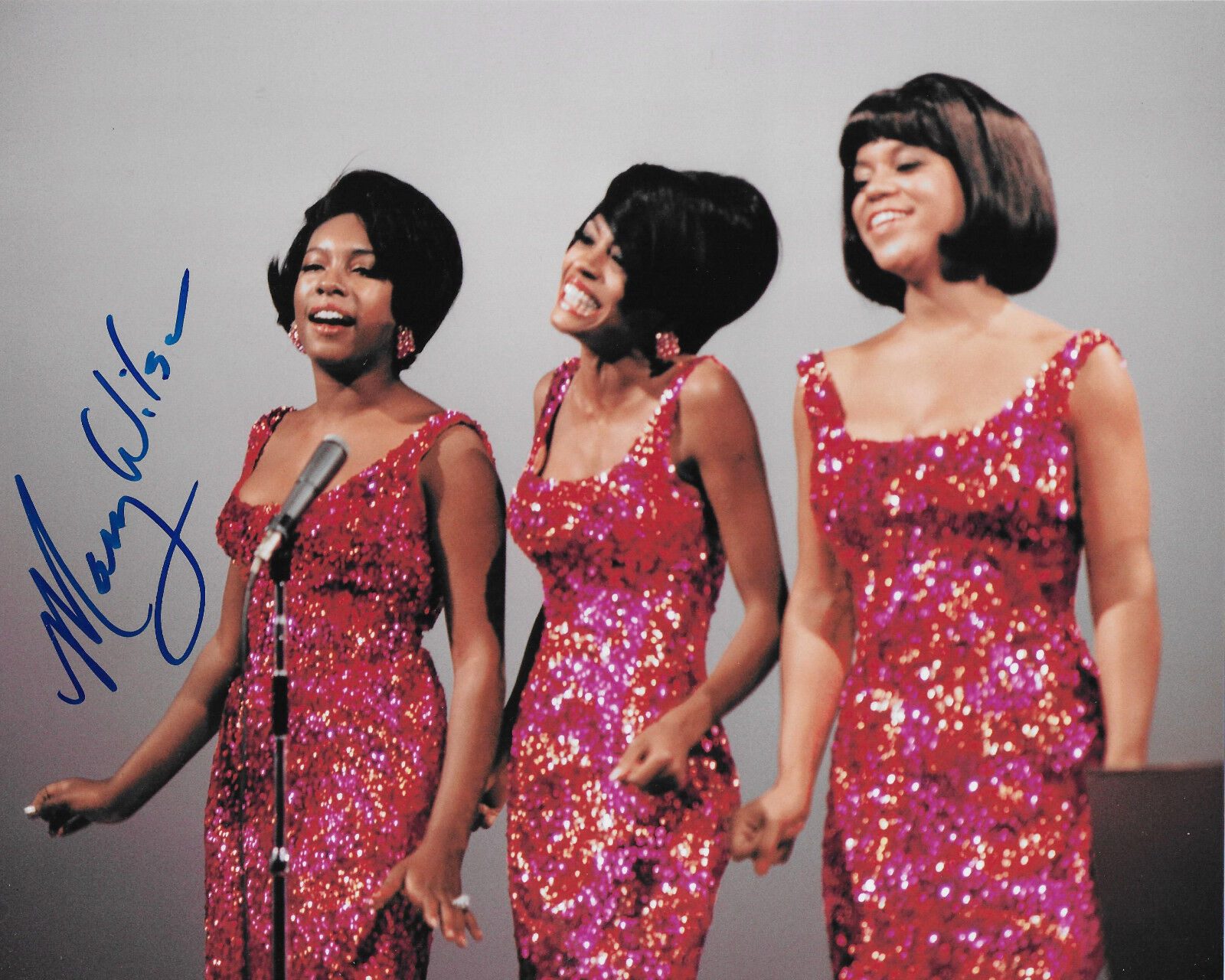 Mary Wilson The Supremes Original Autographed 8x10 Photo Poster painting #G44