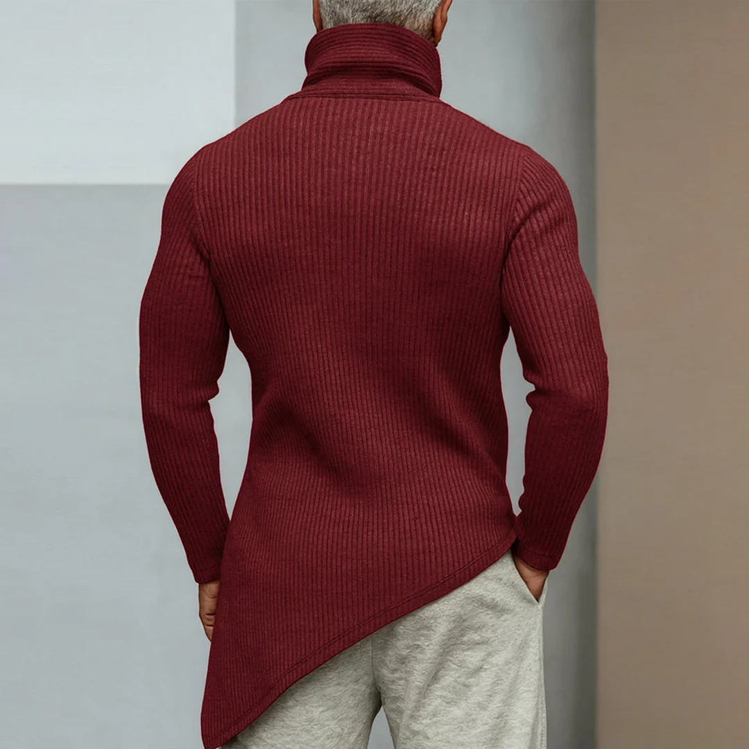 Casual Zipper Design High Neck Top-inspireuse