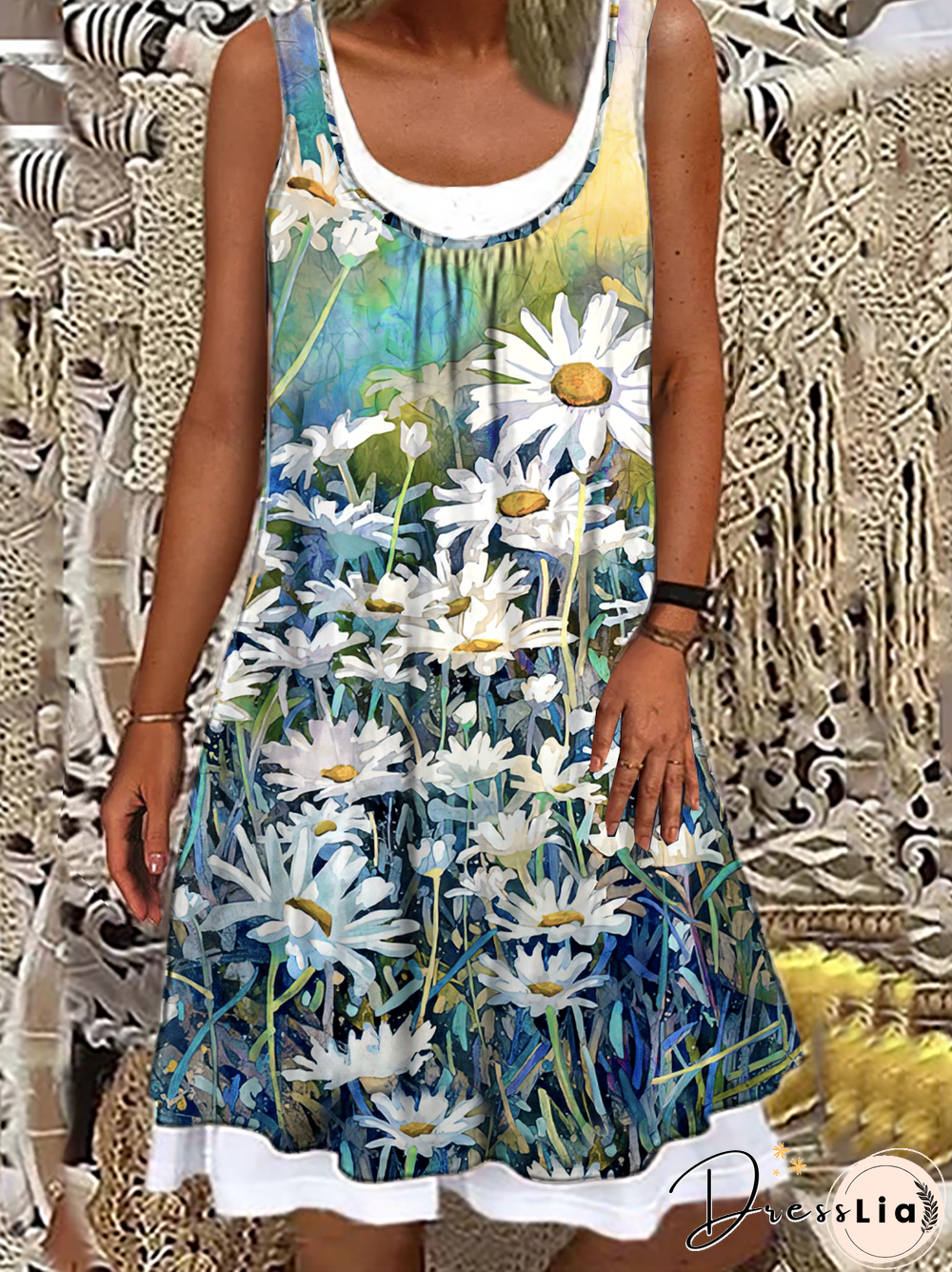 Holiday Crew Neck Knitting Dress